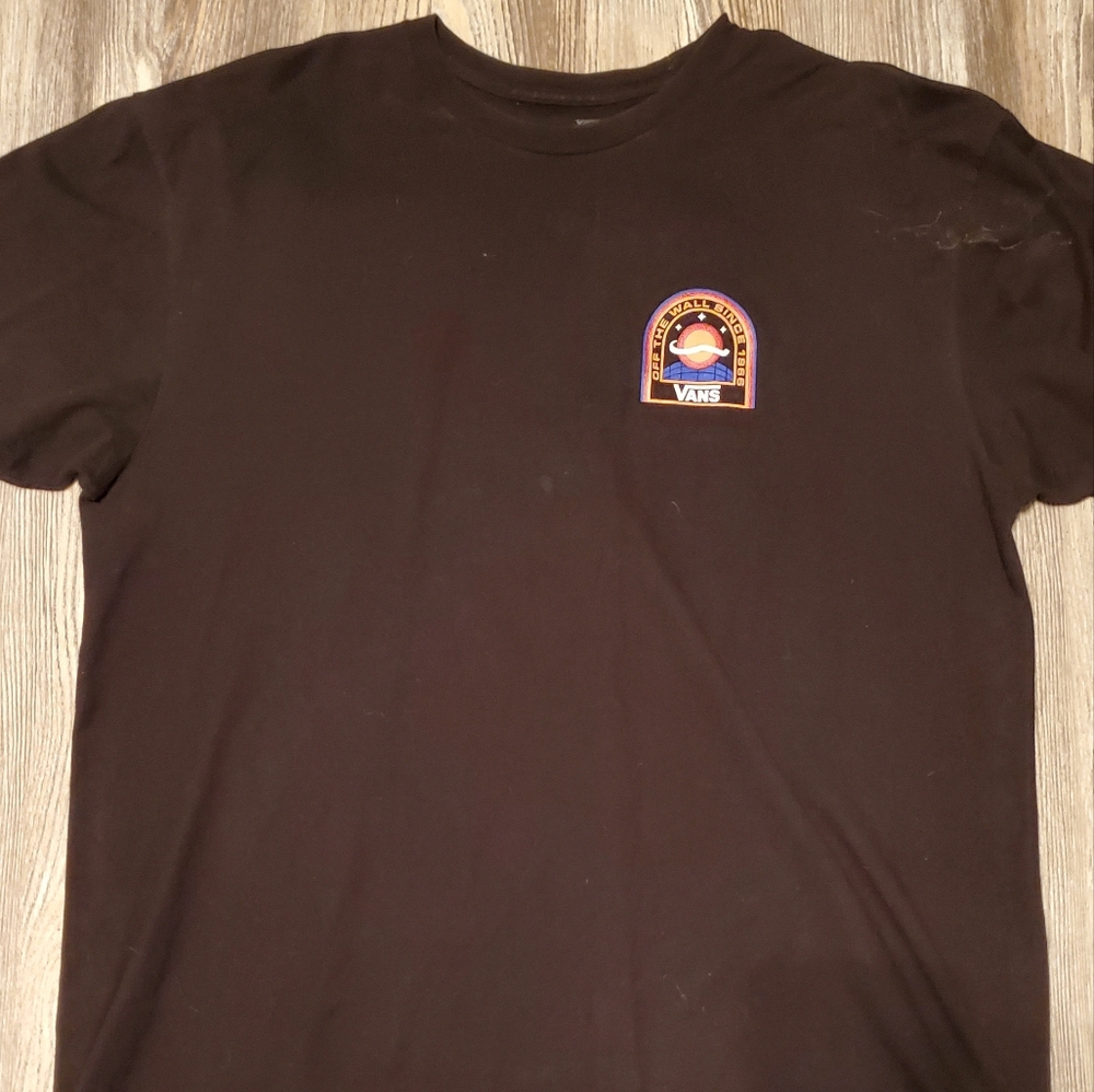 Vans t shirt XL Black